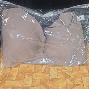 Strapless Mauve Nude Jelly Bra